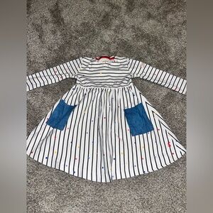 4t Joules striped dress vguc